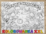 Witajcie Wakacje! - Kolorowanka XXL - Lato