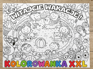 Witajcie Wakacje! - Kolorowanka XXL - Lato