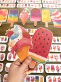 Lody - Sekwencje/ Ułóż Według Wzoru - Lato  