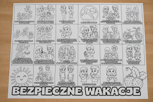 Bezpieczne Wakacje - Kolorowanka XXL - Lato 