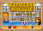 Bezpieczne Wakacje- Gazetka / Dekoracje Lato - Zakończenie Roku / Wakacje