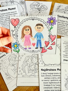Składane  Kartki 3D z Życzeniami - Dzień Mamy i Taty/ Dzień Rodziny  