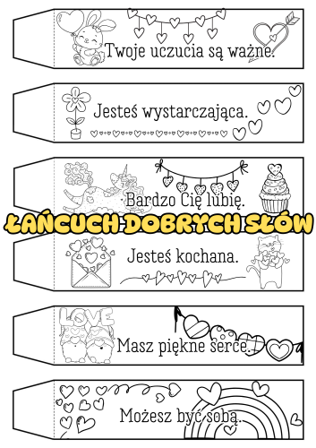  Łańcuch Pozytywnych Słów - Dzień Dziecka