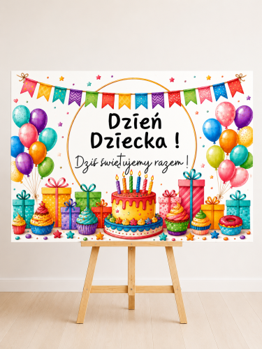 Tablica Powitalna ( wzór 2)  - Dzień Dziecka  