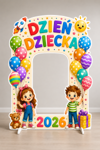 Fotobudka XXL / Stojąca  ( wzór 1) - Dzień Dziecka 