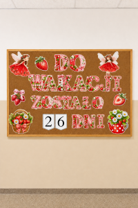 Odliczanie do Wakacji ( wzór 2)   - Gazetka / Lato   
