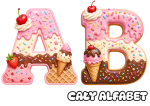 Lody - Cały Alfabet Z Polskimi Znakami - Lato  