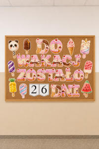 Odliczanie do Wakacji ( wzór 3 )   - Gazetka / Lato    