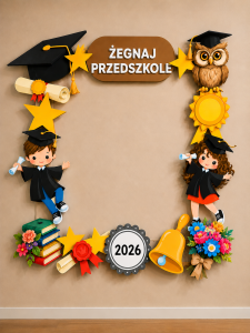 Fotobudka/ Ramka Do Zdjęć  - Żegnaj Przedszkole -  Zakończenie Roku 