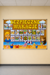 Bezpieczne Wakacje- Gazetka / Dekoracje Lato - Zakończenie Roku / Wakacje 