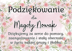 Podziękowania Dla Rodziców ( z możliwością edycji )  wersja Żłobek - Zakończenie Roku 