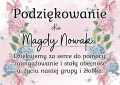 Podziękowania Dla Rodziców ( z możliwością edycji )  wersja Żłobek - Zakończenie Roku 