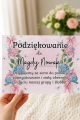 Podziękowania Dla Rodziców ( z możliwością edycji )  wersja Żłobek - Zakończenie Roku 