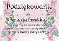 Podziękowania Dla Rodziców ( z możliwością edycji )  wersja Szkoła- Zakończenie Roku  (1)