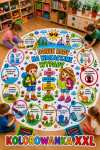 Dobre Rady Na Wakacyjne Wypady - Kolorowanka XXL  - Lato / Bezpieczne Wakacje  