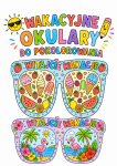 Witajcie Wakacje - Okulary do pokolorowania - Lato / Zakończenie Roku 