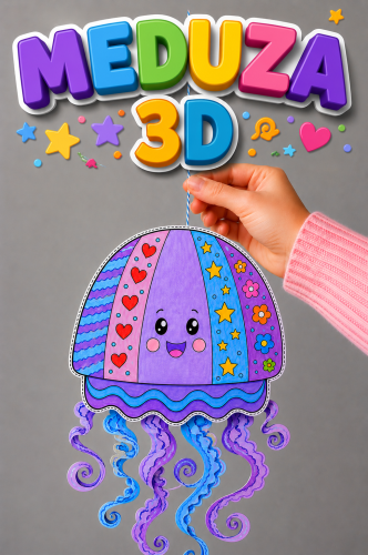 Meduza 3D - Praca Plastyczna - Lato 