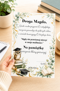 Wklejki Do Książek Z Możliwością Edycji - Zakończenie Roku   