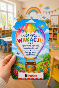 Balon  Szablon Na Prezencik - Zakończenie Roku / Lato  