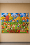 Jesień - Jesienna  Gazetka  ( wzór 3 )