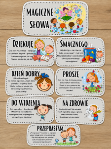 Magiczne Słowa - Tabliczki  