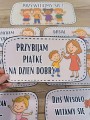Przywitajmy się ! - Tabliczki Z Napisami ( wzór 2 )  