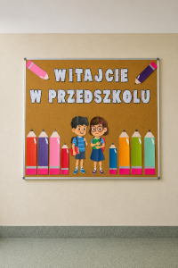 Witajcie W Przedszkolu - Gazetka ( wzór 3)