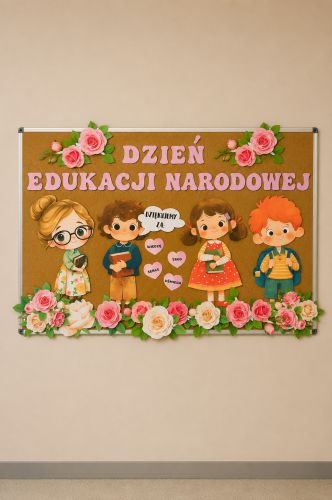 Dzień Edukacji Narodowej - Gazetka/ Dekoracje