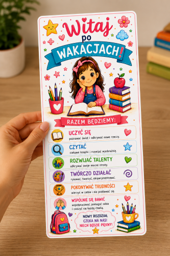 Zakładki na Powitanie ( różne etapy nauki ) 