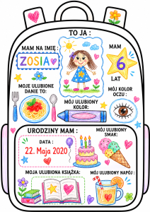 Plecak do wypełnienia  - To Ja   