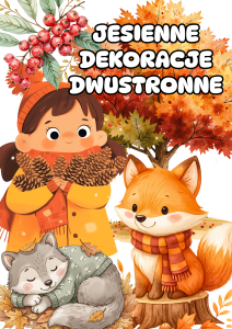 Jesienne Dekoracje Dwustronne ( wzór 4)