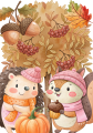 Jesienne Dekoracje Dwustronne ( wzór 4) 