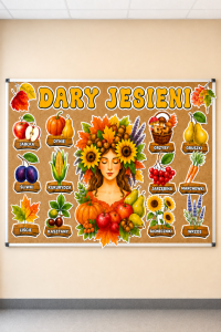Dary Jesieni ( wzór 1 ) - Jesienna Gazetka - Jesień 