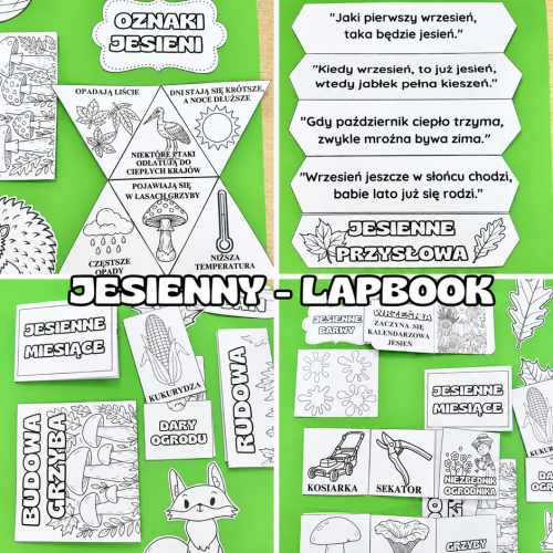 Jesień  Lapbook  / Jesienny Lapbook