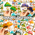 Znajdź Grzybka- Zabawa w Detektywa / Dopasuj Kółeczka