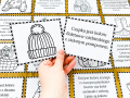 Jesienne  kolorowanie ilustracji według opisu 