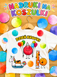 Dzień Kropki - Ilustracje do dekoracji koszulki do SAMODZIELNEGO WYDRUKOWANIA !!!