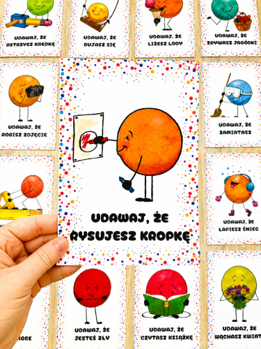 Dzień Kropki  - Karty Ruchowe