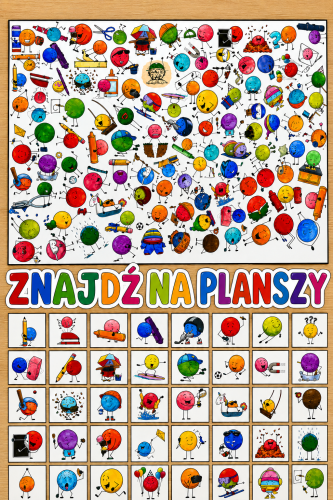 Dzień Kropki - Znajdź Kropkę na Planszy