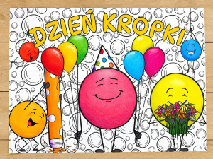 Dzień Kropki - Plakat XXL do dekoracji 