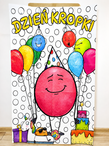 Dzień Kropki - Plakat XXL  wzór 2 