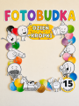 Dzień Kropki- Fotobudka/ Ramka elementy czarno-białe 