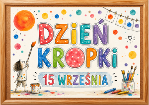 Dzień Kropki - Plakat  XXL ( poziomy wzór 2) 