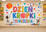 Dzień Kropki - Plakat  XXL ( poziomy wzór 2) 