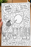 Dzień Kropki- Kolorowanka A4 ( wzór 3)  