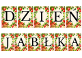 Dzień Jabłka - Napis ( wzór 1) 