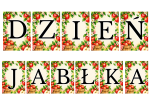 Dzień Jabłka - Napis ( wzór 1) 