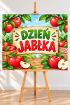 Dzień Jabłka- Plakat XXL ( wzór 2 ) 