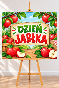 Dzień Jabłka- Plakat XXL ( wzór 2 ) 