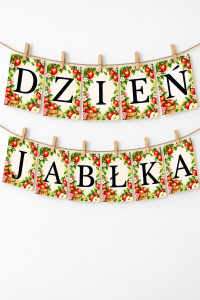 Dzień Jabłka - Napis ( wzór 1)  